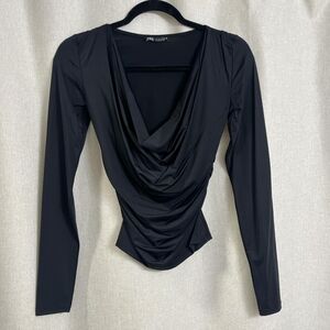 Zara Black Blouse